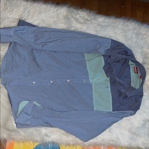 Blue men’s shirt